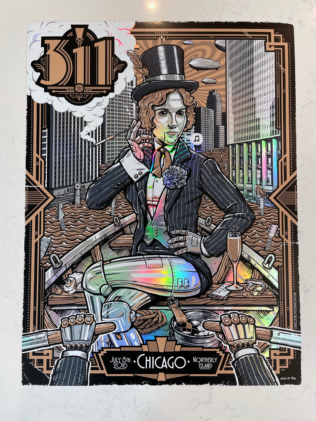 311 Chicago Rainbow Foil Darin Shock AP #8/30